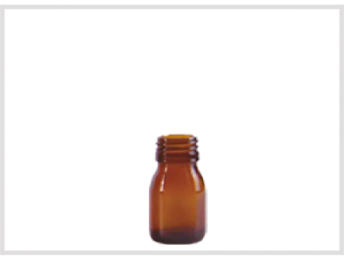 Amber Glass Syrup Bottle 30ml, Din28
