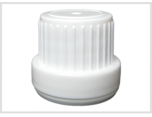 Big White Screw Cap with Safety Ring, for Essential Oil Bottles, Din18