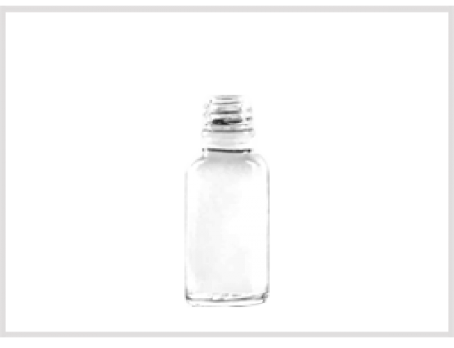 Clear Glass Essential Oil Bottle 20ml, Din18
