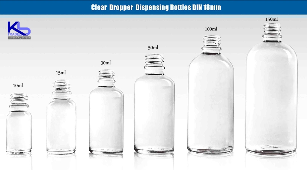 Clear Glass Essential Oil Bottles Overview