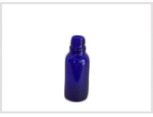Cobalt Blue Essential Oil Bottle 20ml, Din18