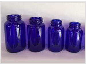Cobalt Blue Glass Bottles for tablet Feature Image