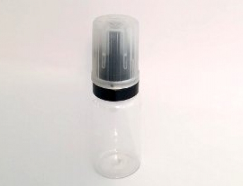 Clear bottle ecig 10ml petg with cylindrical cap