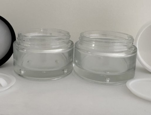 Black and white caps and inserts for 50ml LCT Jar